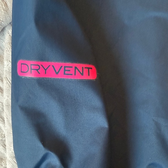 The North Face Kids' Fuchsia and Navy Raincoat - Picture 4 of 5